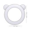 Bear ear shaped desktop makeup LED ring light, makeup ring light with PhoneClip, live/makeup/video studio selfie LED ring light fill light
