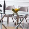 Modern Dining Chairs,Linen Accent Chair, Living Room Leisure Chairs