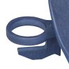 Folding Outdoor Adirondack Chair Set of 2 and Table Set,HDPE All-weather Folding Fire Pit Chair