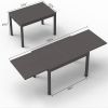 Large Extendable Patio Dining Table