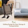 Patio Foldable Chaise Lounge Chair with Backrest and Footrest